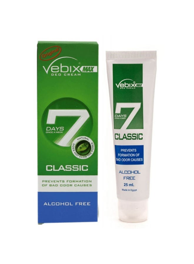 Vebix Max Classic Deodorant Cream 25ml - Image 2